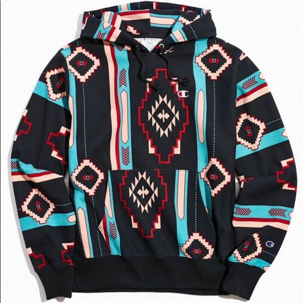 Champion UO Exclusive Southwestern Hoodie